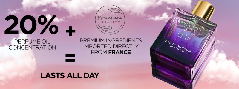 Bella Vita Luxury Date Eau De Parfum Perfume for Women with Pink Pepper,  Red Fruit & Jasmine |Fruity & Spicy Long Lasting EDP Frgarance Scent, 100 ml