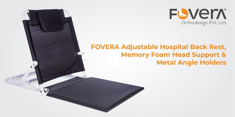 Buy Adjustable Recliner Floor Chair - Hospital Backrest - Large Size,  Memory Foam Head Support & Metal Angle Holders – Fovera