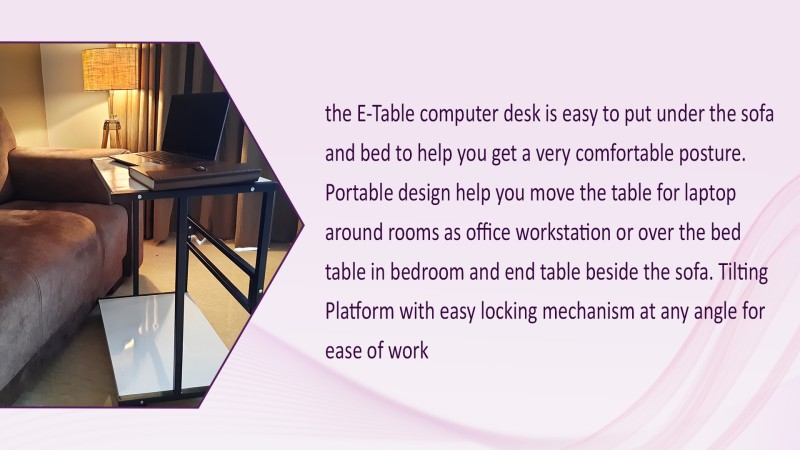 Smart Shelter Portable Laptop Table/Study/Work Multi Utility Table