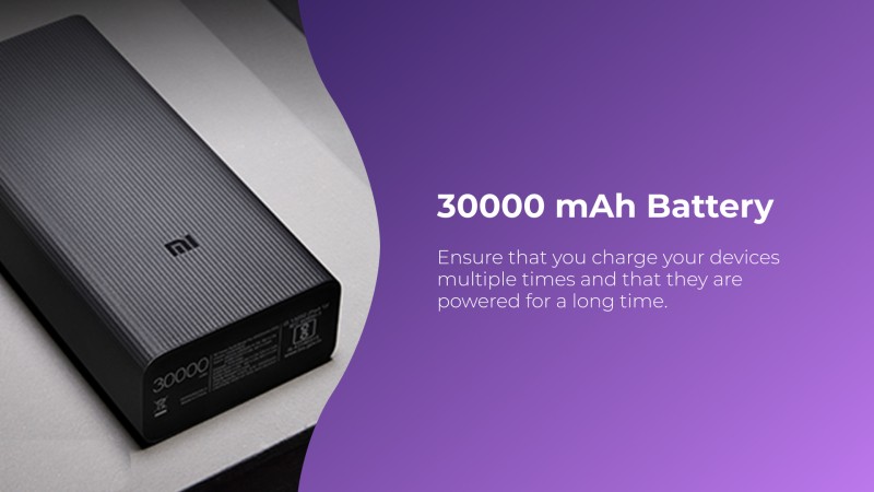 Buy Mi Mi Power Bank Boost Pro 30000mAh Watch in India I Swiss Time