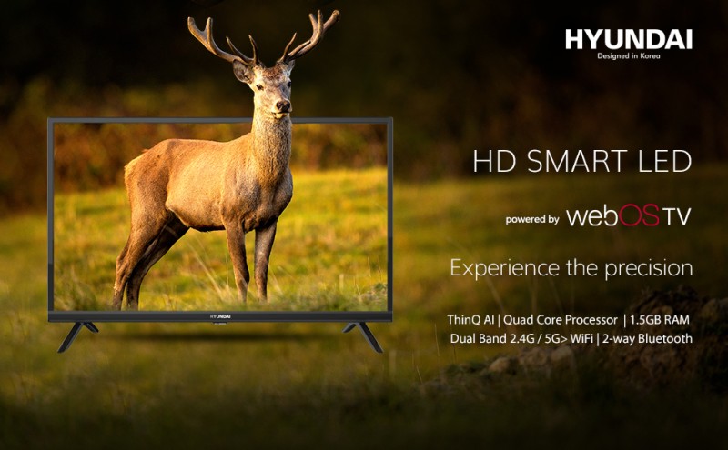 HYUNDAI 32 Full HD SMART LED TV : 32HYWAC6 Smart