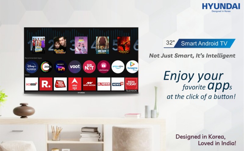 HYUNDAI 32 Full HD SMART LED TV : 32HYWAC6 Smart