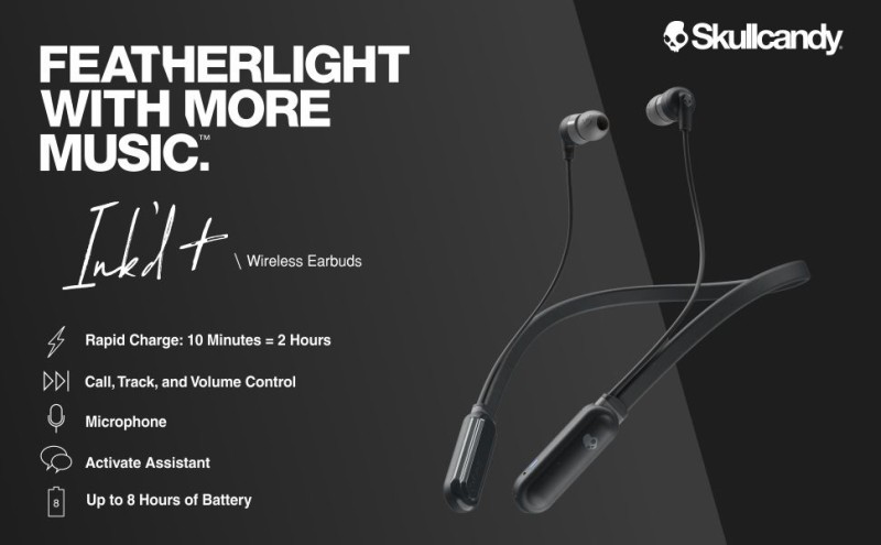 Skullcandy featherlight with more music online price