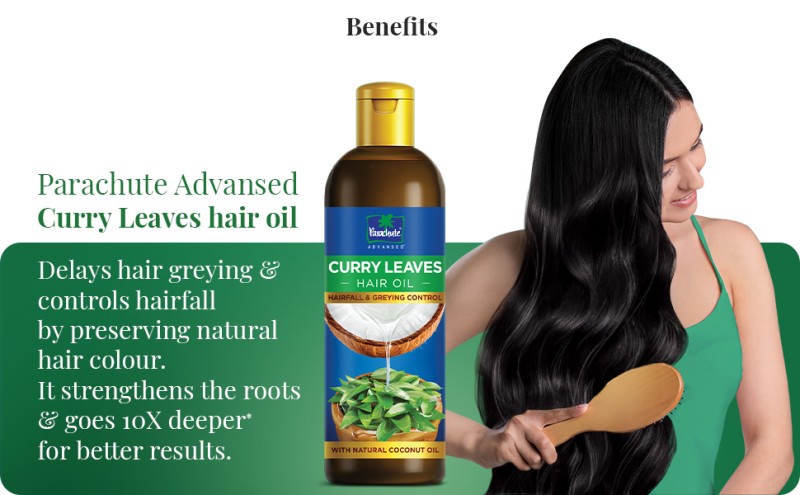 Buy The Parachute Advansed Curry Leaves And Coconut Hair Oil Now