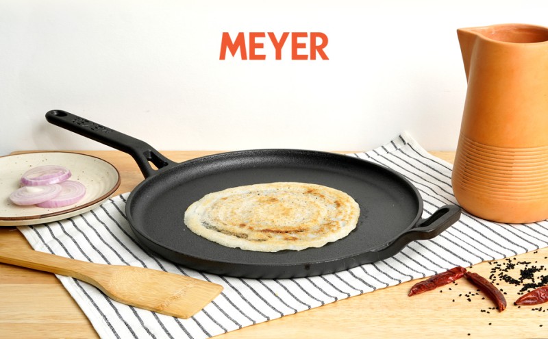 Meyer Pre-Seasoned Cast Iron Roti/Chapati Tawa, 26CM – TRP eStore