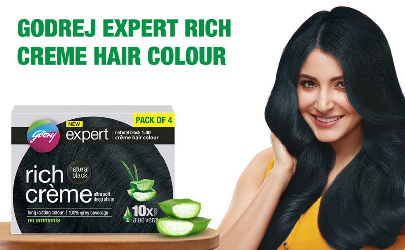 Godrej Expert Rich Crème Long Lasting Hair Color , Mini Pack - SHYAM KIRANA  STORE