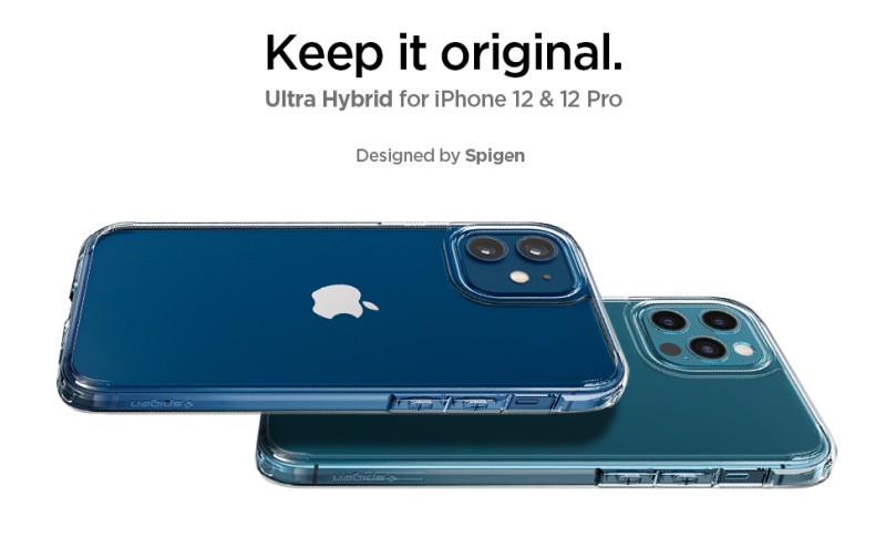 Spigen Ultra Hybrid Back Cover for Apple iPhone 12 Pro, Apple iPhone 12 -  Spigen 