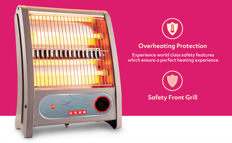 USHA 3002-QH Quartz Room Heater Price in India - Buy USHA 3002-QH Quartz  Room Heater online at Flipkart.com