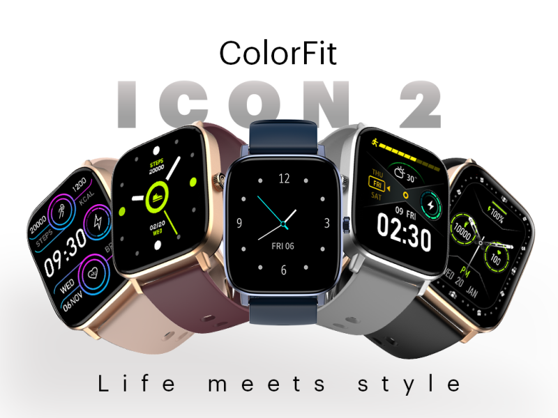 Noise Colorfit Icon 2 Smart Watch with BT Calling & 4.5cm(1.8) Display