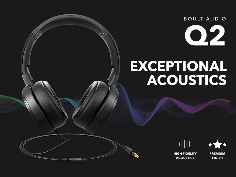 Boult audio bass bud q2 wired headset hot sale