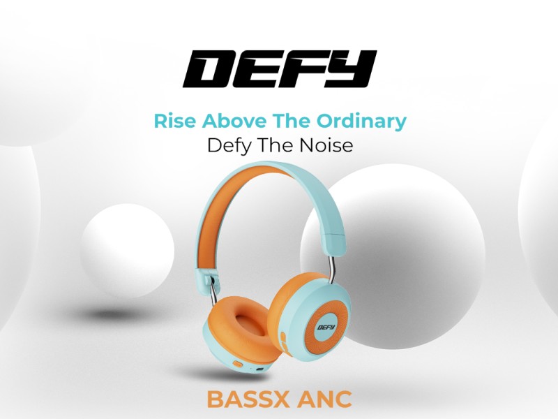 DEFY BassX ANC Active Noise Cancellation Bluetooth Headset Price