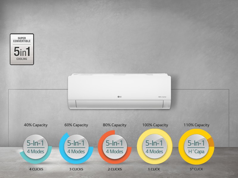 4 in 1 convertible lg ac