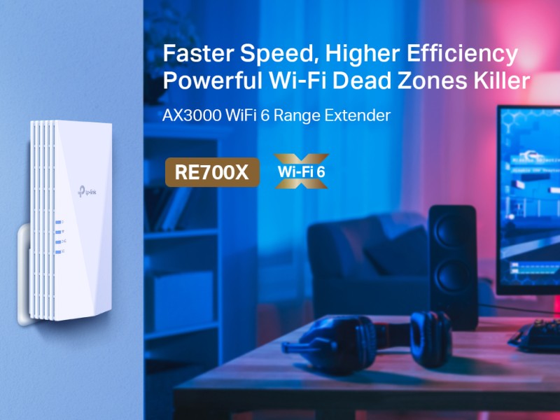 ASBIS Middle East - Cover Every Corner with Blazing Fast with TP-Link WiFi  6 AX3000 and RE750X Range Extender. Enjoy 4K streaming and gaming in  whatever room you're in thanks to RE705X's