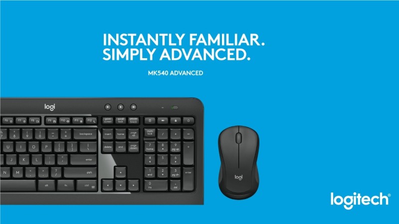 Logitech mk540 advanced combo hot sale