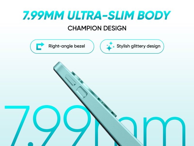 Unveil the beauty of the realme C51's Mint Green variant! Join us for