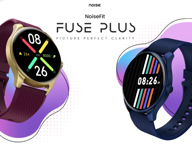 Buy Noise NoiseFit Fuse Plus Smartwatch, 3.63 cm (1.43 inch