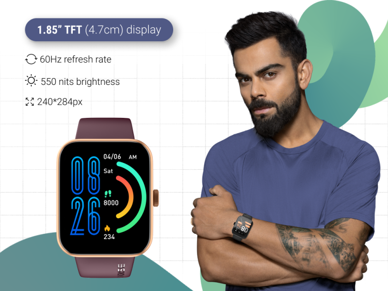 Noise Loop 1.85'' Display with Advanced Bluetooth Calling, 550 Nits  Brightness Smartwatch Price in India - Buy Noise Loop 1.85'' Display with  Advanced Bluetooth Calling, 550 Nits Brightness Smartwatch online at