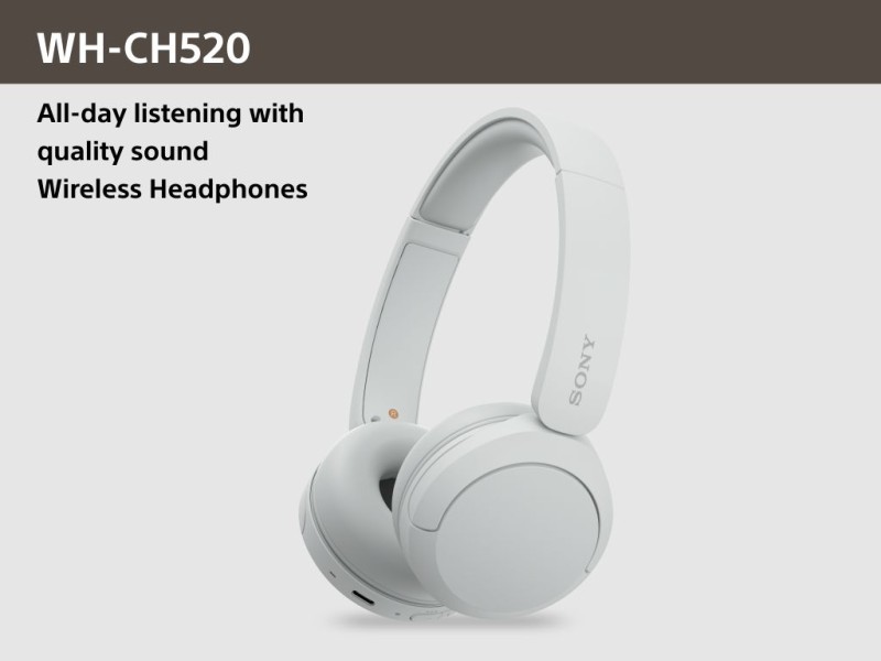 Sony WH-CH520 Headphones With Up to 50 Hours Battery Life Launched in India