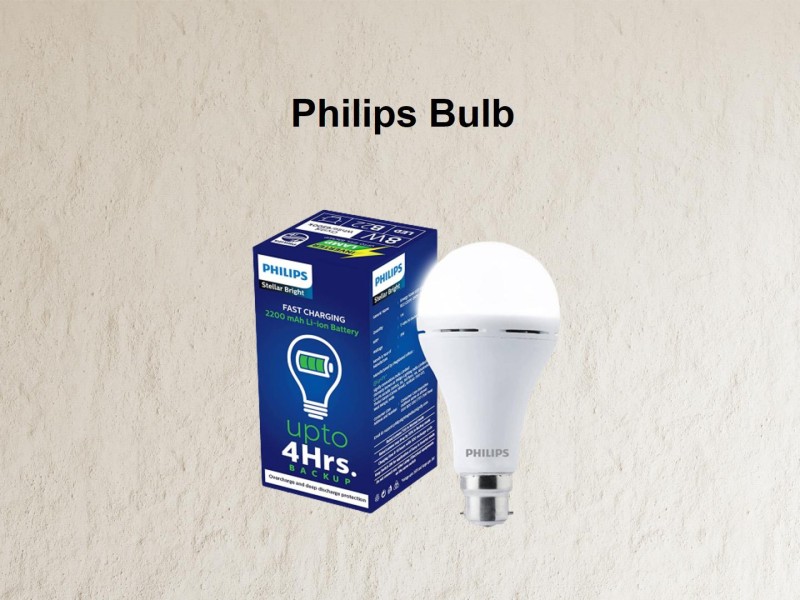 PHILIPS 8.5W Rechargeable Inverter LED (Pack of 2) with backup upto 4 hrs  Bulb Emergency Light Price in India - Buy PHILIPS 8.5W Rechargeable  Inverter LED (Pack of 2) with backup upto