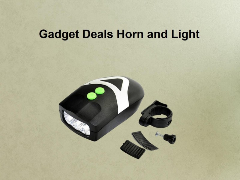 GADGET DEALS Bicycle Mouse Shaped Bell Horn 120 dB Light 3