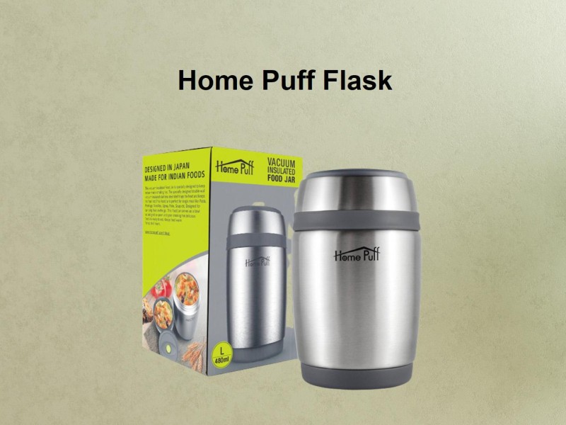 Home Puff Vacuum Insulated Stainless Steel Food Jar, Containers & Flask -  480 mL