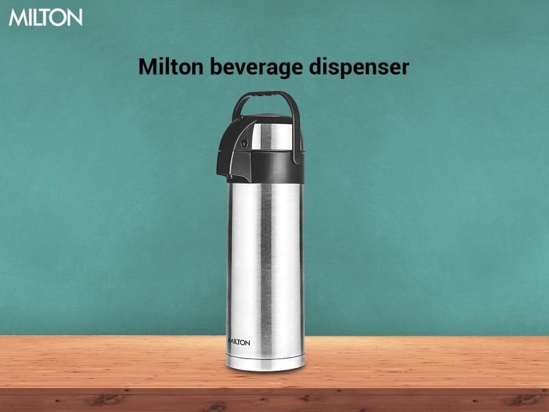 Milton Thermosteel Beverage Dispenser(2.5 L) Kept Tea &Coffee Hot