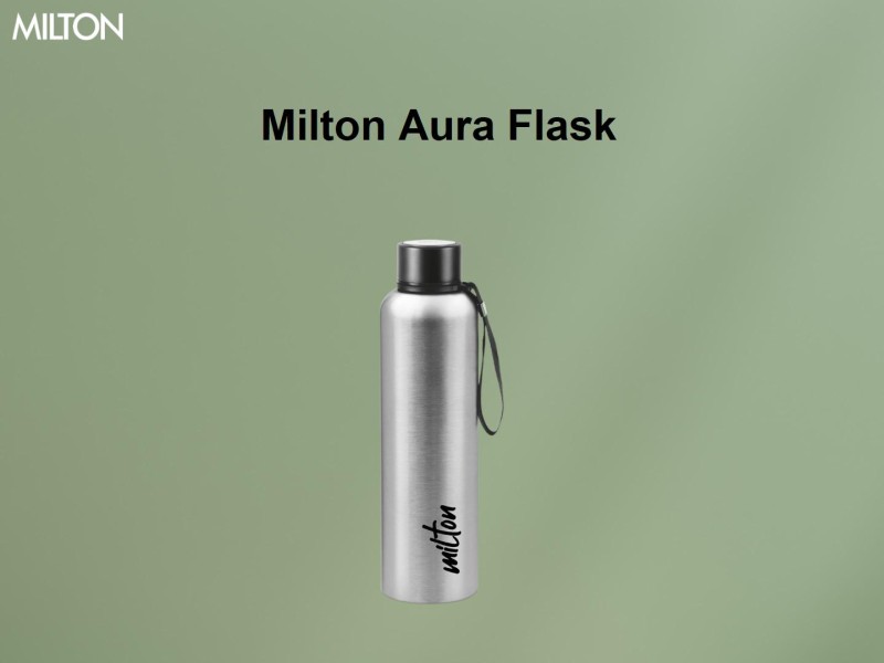 Milton Aura 1000 Thermosteel Bottle, 1.05 Litre, Silver | 24 Hours Hot and  Cold | Easy to Carry | Ru…See more Milton Aura 1000 Thermosteel Bottle