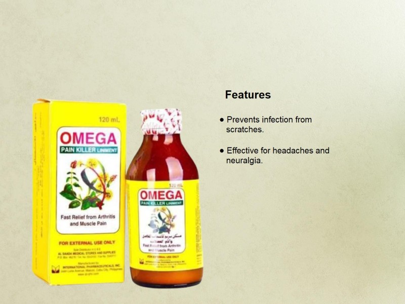 OMEGA Pain Killer Liniment oil 120ML Liquid Buy Baby Care