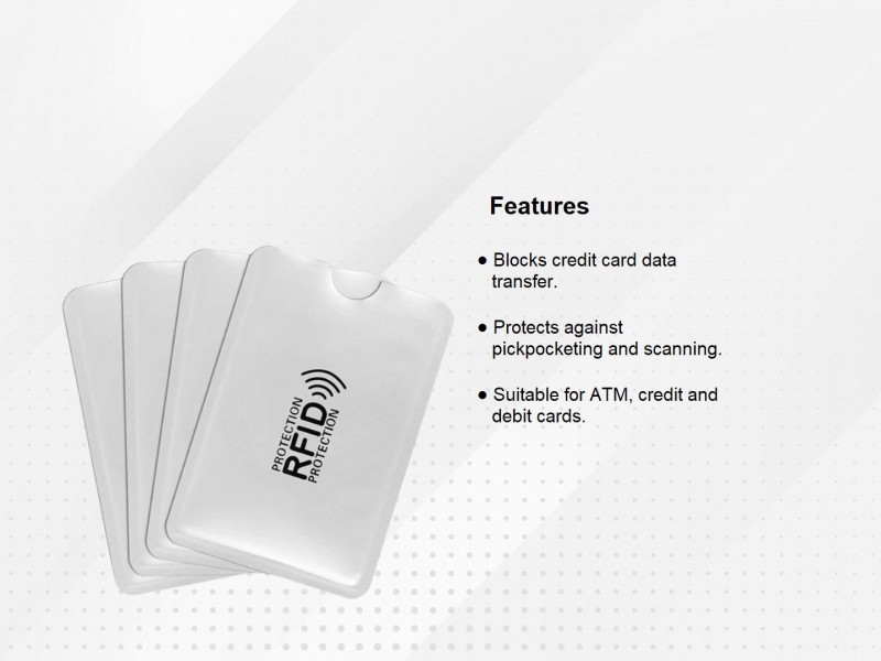 Etui Carte de Crédit RFID, Multipub