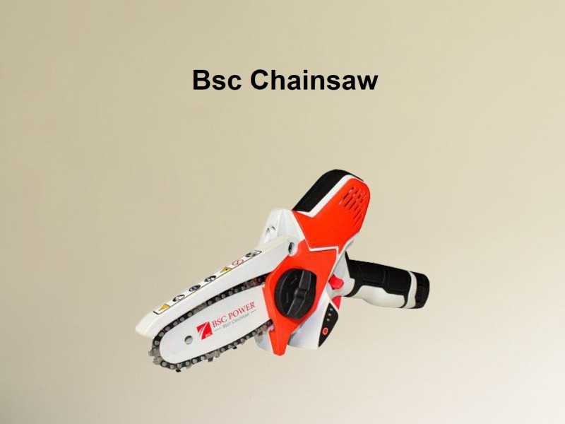 Bsc Battery Chain Saw Mini 4 inch Handheld Cordless Pruning Chain