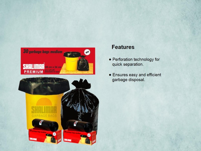 Shalimar Premium Oxo - Biodegradable Garbage Bags Jumbo (Black) in Mumbai  at best price by Mahavir Packaging - Justdial