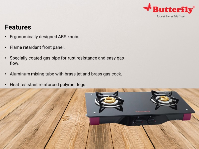 butterfly spectra plus gas stove