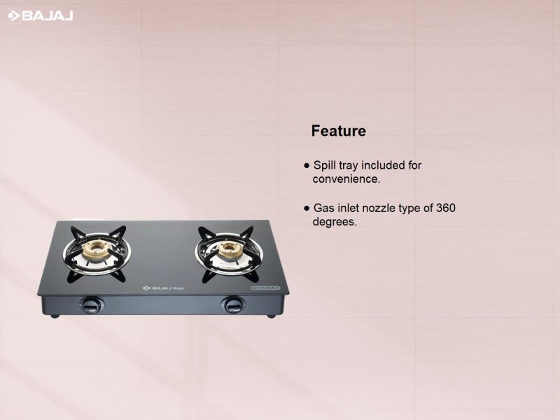 bajaj 3 burner gas stove gp6