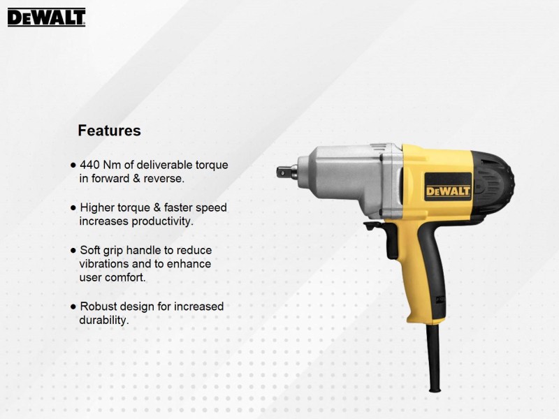 Dewalt dw292 corded online impact wrench