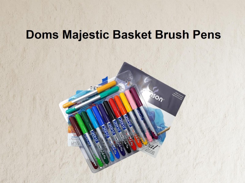 DOMS 14 Shade Brush Pen (Free 5 CANSON Sheet 17.5