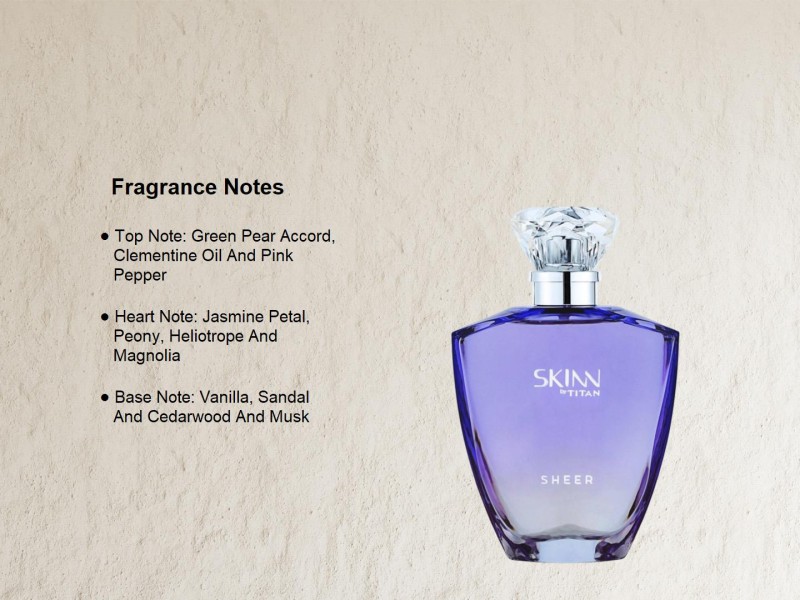 Buy SKINN by TITAN Sheer Eau de Parfum 100 ml Online In India