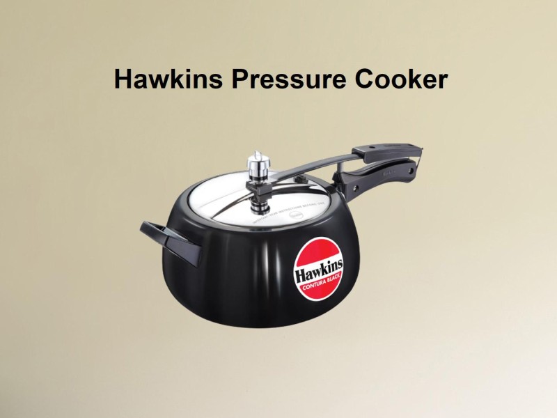 Hawkins Contura Black CB50 5 L Inner Lid Pressure Cooker