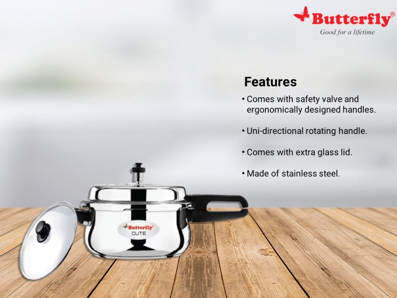 Butterfly cute pressure cheap cooker