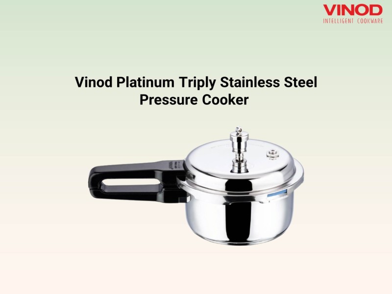 Pringle Platinum Triply Stainless Steel Inner Lid Pressure Cooker 3 Li –  Pringle Appliances