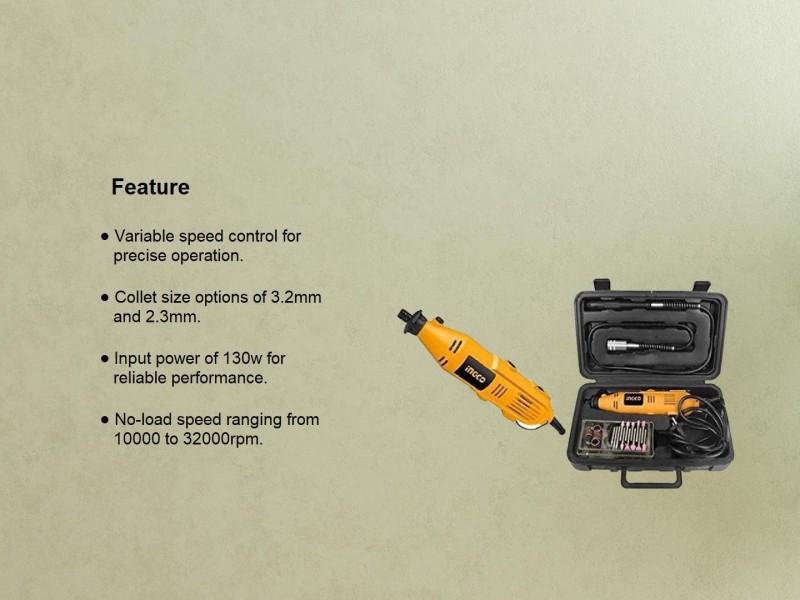 INGCO 130 Watt Mini Grinder MG1309 - Toolz4Industry