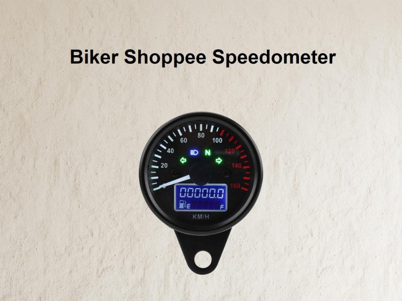 Universal Motorrad LED LCD Tachometer Digital