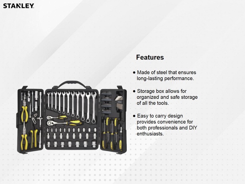 STANLEY STMT81243-840 110Pcs Multi Tools Set Tool Kit Set