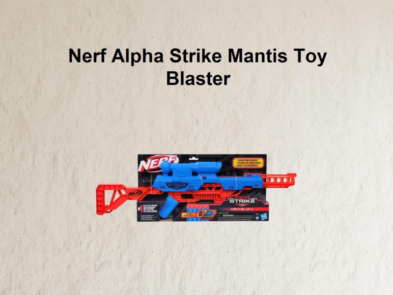 Nerf Alphastrike Mantis LR-1 Lançador com Mira de Precisão - F2254 - Hasbro  no Shoptime