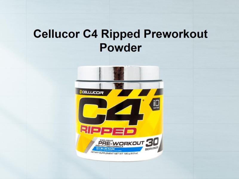 Cellucor C4 Ripped Pre-Workout Icy Blue Razz 30 Servings