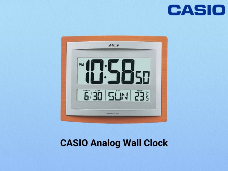 Casio digital wall online clock