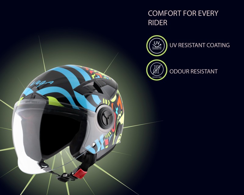 Vega Blaze DX Helmet - Blue – Motorizzr