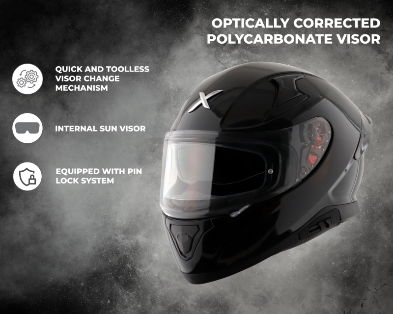 Pure deals black helmet