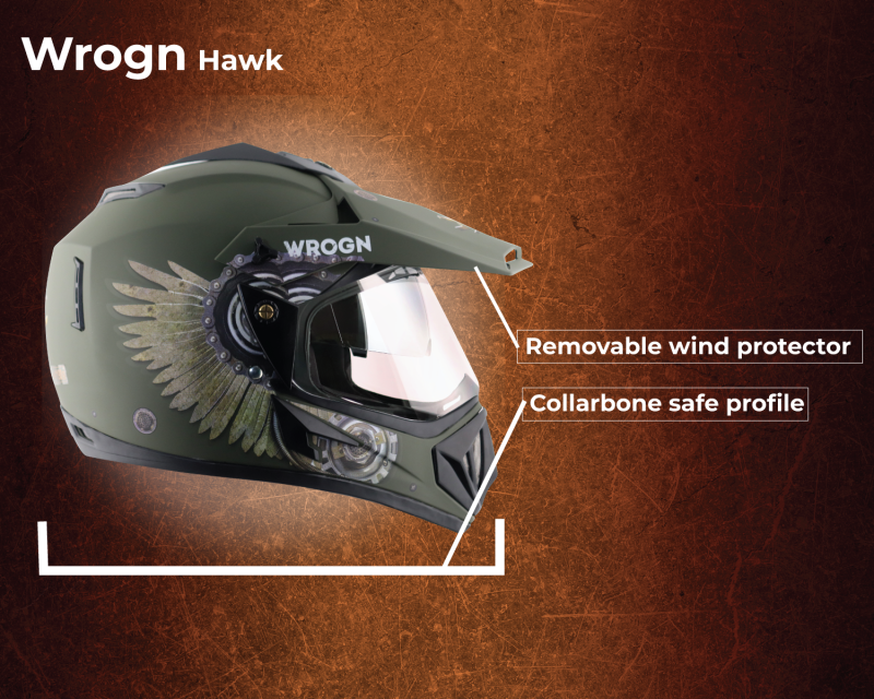 Hawk motorcycle hot sale helmet