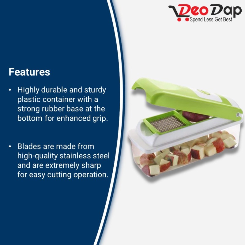 8121 Premium Multipurpose Potato/Onion Slicer and — Deodap