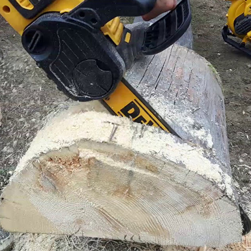 Dewalt chainsaw best sale petrol